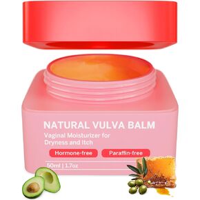 Pixie Vaginal Moisturizer Cream For Dryness & Itch - Vulva Balm Moisture Cream - Hydrates and Soothes - An All-Natural Hormone Free Menopause Relief - Intimate Skin Care Health Cream (1.7oz)