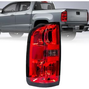 Tail Light Assembly Compatible with 2015 2016 2017 2018 2019 2020 2021 2022 Chevy Colorado Rear Taillight Brake Lamps with Bulb and Harness (Driver Left Side)