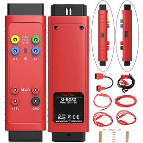 Autel G-BOX2 Kê~y Programming Adapter for Mercedes-Benz and for BMW Vehicles All Kê~ys Lost DME/DDE ISN Reading and Writing Boot Mode Bench Method Works with Autel MaxiIM IM508 IM608