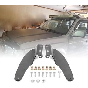 42'' Curved LED Light Bar Upper Roof Windshield Mounting Brackets Compatible with Toyota 1995-2004 Tacoma