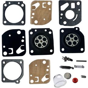 HRuiRed Carburetor Rebuild Kit with Primer Bulb for ZAMA C1U Series Carb Ryobi A03979 Ryan IDC Homelite # RB-29