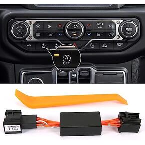 VOFONO Upgrade Auto Start Stop Eliminator Compatible with Jeep Wrangler JL JLU Gladiator 2018-2023 Stop Start Engine System A-Off Delete Disable Canceller Device Cable (Not fit 4XE)