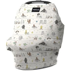 Milk Snob Star Wars Original 5-in-1 Cover - Nursing Cover for Breastfeeding - Baby Car Seat Cover, Carseat Canopy & Stroller - Essential All-in-One Cover - Gift for Mom, Baby (Endor Escape) in Kuwait