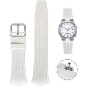 Quick Release 26mm FKM Rubber Band For Citizen Tsuyosa Watches, Replacement FKM Watch Band For Citizen Tsuyosa Watches