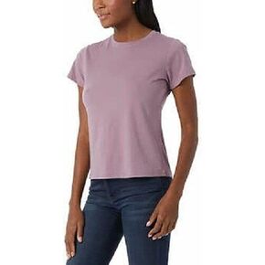 32 Degrees Cool Women's Ultra Soft Cotton Tee - 3-Pack (White/White/Violet Pink, X-Large)