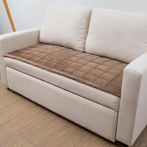 Couch Cover for Dogs Washable Pet Bed Fuzzy Pet Couch Covers Nonslip Couch Slipcover for Dogs, Kids, Pets Friendly Sofa Cover Loveseat Covers (Dark Gray, 21''x59''/Rectangular)