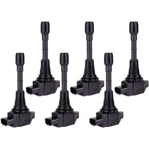 SCITOO 100% New 6pcs Ignition Coil Set Compatible for Infiniti for Nissan 2007-2017 Automobiles Fit for OE: UF-550 C1670