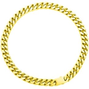 9mm Miami Cuban Link Chain for Men Women 316L Stainless Steel Boys Hiphop Silver Color Choker Necklace 16/18/20/22/24/26 Inches