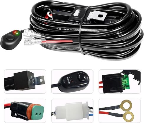 Willpower 22 inch LED Work Light Bar, Triple Row 324W Spot Flood Combo Beam Off Road Driving Fog Lights with Mounting Bracket for Pickup SUV ATV UTV Truck Light, 12V 24V in Kuwait