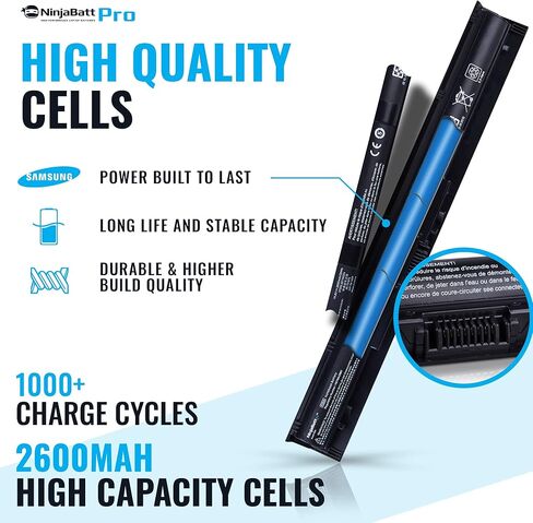 بطارية NinjaBatt لجهاز Acer AS10D31 AS10D81 AS10D51 AS10D41 AS10D61 AS10D73 AS10D75 5750 AS10D71 5742 AS10D56 E1-531 5250 E1-571 5733 7741 5733 5735 5755 - أداء عالي [6 خلايا/48 وات] ح] in Saudi Arabia