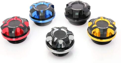 T-Axis Gold CNC Oil Filler Cap Compatible with YZF-R1 YZF R3 FZR 400 1000 YZF 600R YZF750R in Kuwait