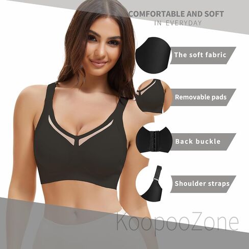 Supportive Push Up Bras for Women No Underwire Full Coverage Bralettes Seamless Everyday Bra with Lift and Support in Saudi Arabia