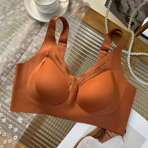 Supportive Push Up Bras for Women No Underwire Full Coverage Bralettes Seamless Everyday Bra with Lift and Support in Saudi Arabia