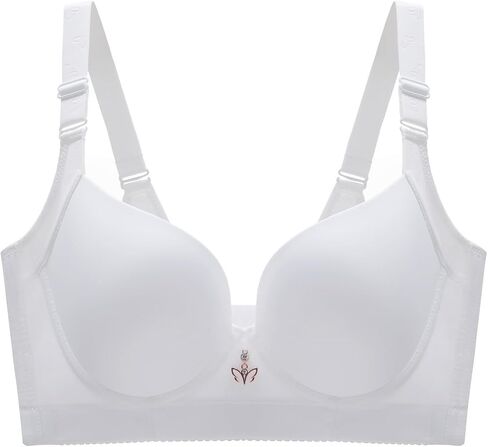 Women's Push Up Bra Wireless Smoothing Deep Cup T-Shirt Seamless Padded Cups up to E in Kuwait