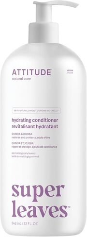 ATTITUDE Hair Conditioner, Plant and Mineral-Based Ingredients, Vegan and Cruelty-free Beauty and Personal Care Products, Moisture Rich, Quinoa & Jojoba, 32 Fl Oz in Saudi Arabia