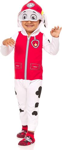 Paw Patrol Toddler Boys Marshall Costume Cosplay for Boys - Hooded Jumpsuit with Mesh Visor in Saudi Arabia