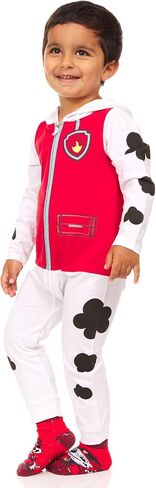 Paw Patrol Toddler Boys Marshall Costume Cosplay for Boys - Hooded Jumpsuit with Mesh Visor in Saudi Arabia