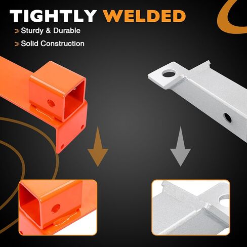 HQPASFY 2" Hitch Kit 093-1118-98 & 093-1111-00 Compatible with Bad Boy Rambler, Magnum, ZT Elite, Avengers, 2018-2020 Mavericks -Orange in Saudi Arabia