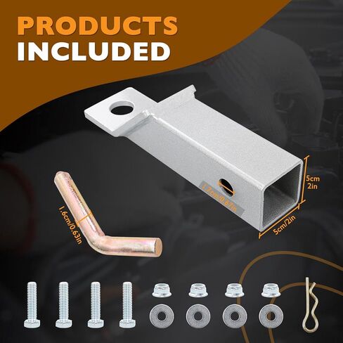 HQPASFY 2" Hitch Kit 093-1118-98 & 093-1111-00 Compatible with Bad Boy Rambler, Magnum, ZT Elite, Avengers, 2018-2020 Mavericks -Orange in Saudi Arabia
