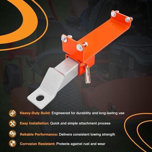 HQPASFY 2" Hitch Kit 093-1118-98 & 093-1111-00 Compatible with Bad Boy Rambler, Magnum, ZT Elite, Avengers, 2018-2020 Mavericks -Orange in Saudi Arabia