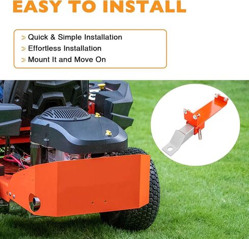 HQPASFY 2" Hitch Kit 093-1118-98 & 093-1111-00 Compatible with Bad Boy Rambler, Magnum, ZT Elite, Avengers, 2018-2020 Mavericks -Orange in Saudi Arabia