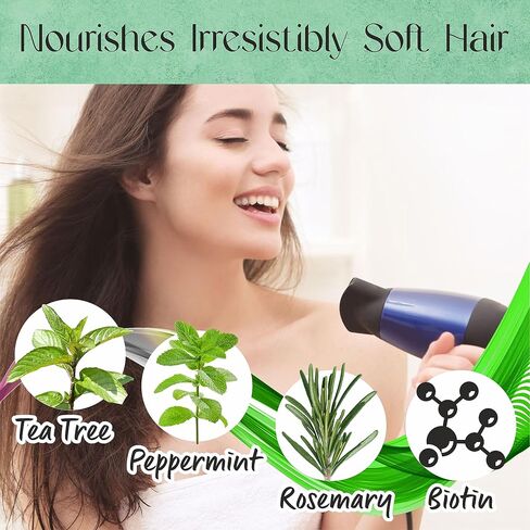 Peppermint Oil Shampoo and Conditioner Set for Hair Growth, For Thinning Hair and Hair Loss Treatments for Women & Men, Hair Thickening Products for Women & Men, Paraben & Sulfate Free Shampoo 20.2 FL Oz Each in Saudi Arabia
