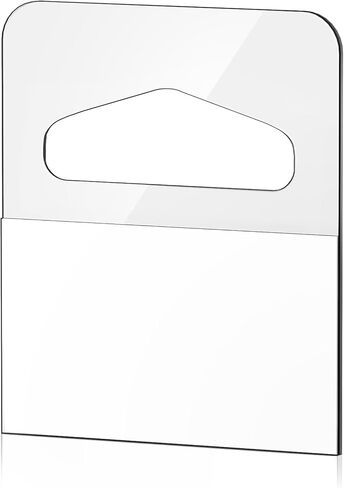 Hang Tabs, 200 Pcs Clear Sticky Hanging Tabs Slot Hole Self Adhesive Plastic Hang Tags for Hanging Retail Display, 4.5 * 3.5cm in Kuwait