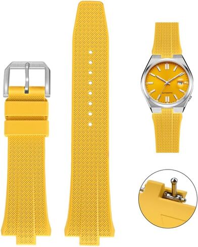Quick Release 26mm FKM Rubber Band For Citizen Tsuyosa Watches, Replacement FKM Watch Band For Citizen Tsuyosa Watches in Saudi Arabia