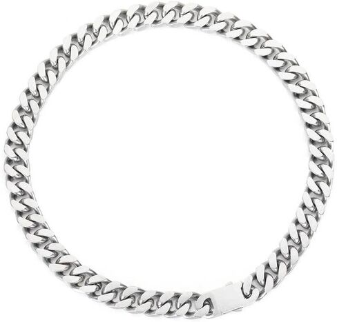 9mm Miami Cuban Link Chain for Men Women 316L Stainless Steel Boys Hiphop Silver Color Choker Necklace 16/18/20/22/24/26 Inches in Saudi Arabia