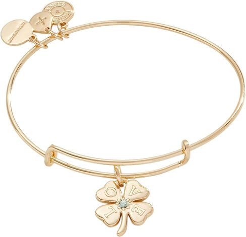 Alex and Ani 'Love' Clover Charm Bangle Bracelet in Saudi Arabia