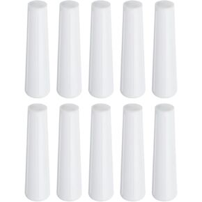 uxcell 10Pcs White Window Tilt Rod Handles, Vertical Blind Wand Replacement Parts Grip for Window Blind Stick Tilt Rod Accessories Tip Caps