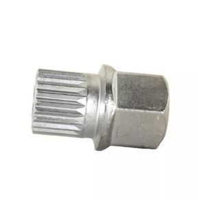 Wheel Lock Key Anti-Theft Lug Nut Screw ABC5/16PT Compatible with VW Volkswagen Audi (Silver) (ABC5/16PT)