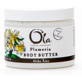 Tropical Apothecary Ola Plumeria Body Butter with Pure Tropical Oils and Plant Extracts - 2.1 oz