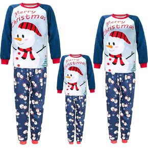 ELUTONG Christmas Pajamas for Family Matching Pjs Sets Christmas Long Sleeve Sleepwear Xmas Holiday Pajama