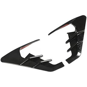 Car Modification Addition Performance Side Camera Turn Indicator Cover Replacement for Model 3 Carbon Fiber (Glossy Black)