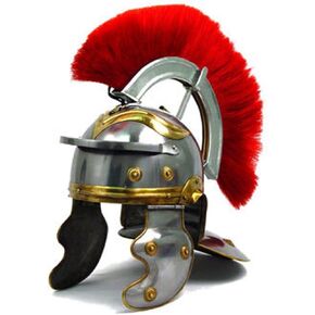 Roman Imperial Centurion Historical Helmet Armor 18G Steel Helmet Rustic Vintage Home Decor Gifts