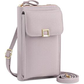 JISONCASE Small Crossbody Purse Cell Phone Bag for Women Trendy iPhone Wallet with Adjustable Strap