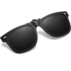 Clip On Sunglasses Over Prescription Glasses Polarized Men Women Flip Up