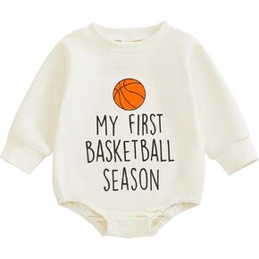 Ayalinggo Baby Halloween Sweatshirt Romper Casual Letter Print Toddler Long Sleeve Jumpsuit for Newborn Girl Boy Cute Clothes