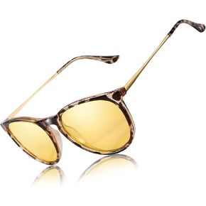 Night Vision Glasses Anti Glare for Driving Polarized Yellow Nighttime Glasses UV400 Protection IF8859 in Saudi Arabia