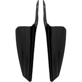 Front Fork Mount Wind Deflectors Windshield Fit for Harley Touring Street Glide Electra Glide Road King CVO FLHT FLHR FLHX 1995-2023 Black