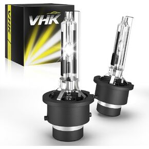 VHK for Nissan Rogue HID Xenon Headlights Bulbs Low Beam with D2R Lights Only, 2008 2009 2010 2011 2012 2013 Model, 6000K Bright White Replacement, Pack of 2