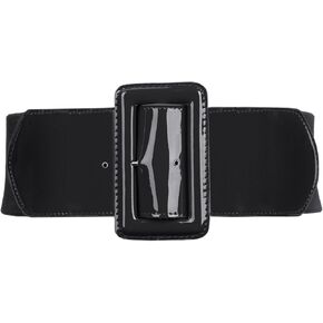 Hanna Nikole Womens Wide Buckle Stretchy Belt Vintage Elastic Dress Belts S-XXXXL