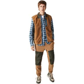 Lacoste Men's Sherpa Fleece Vest Jacket