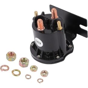 Golf Cart Heavy Continuous Duty Solenoid Relay Switch for EZGO RXV Electric Danaher Golf Carts 2008-Up 36V 100A 4 Terminal Relay