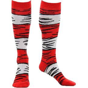 elope The Cat in the Hat Costume Kids' Socks - 18'' Knit Graphic Socks, Officially Licensed