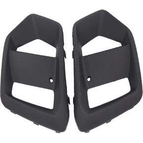 ApplianPar Front Left and Right Side Bumper Fog Light Lamp Cover Bezel Grille Trim for Ford Focus RS 2016-2018