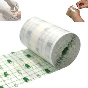 fixed Transparent Stretch Adhesive Sticker,Tattoo Bandage Roll - Waterproof Transparent Adhesive Dressing Fixer Plaster Stretch Fixation Tape Bandage