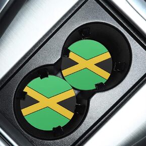 Blessed Cross and Heart Christian Auto Car Truck SUV Cup Holder Coaster for Blessed Car Interior Accessories 2-Pack (for Blessed White)