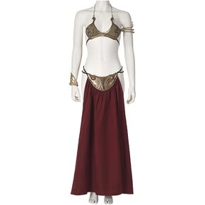 Adult Princess Leia Costume Organa Slave Leia Solo Costume for Women Full Set